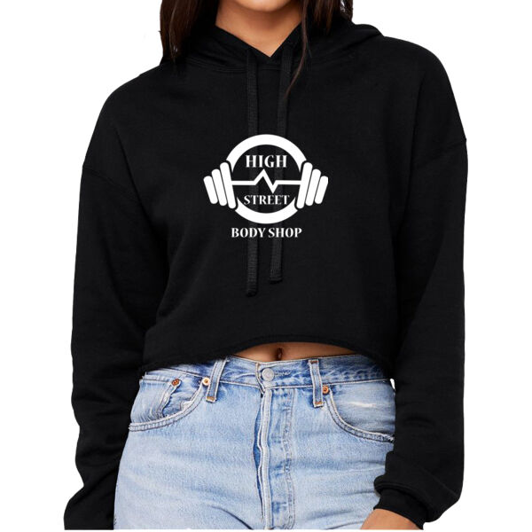 HS - Women's Sponge Fleece Cropped Fleece Hoodie Thumbnail