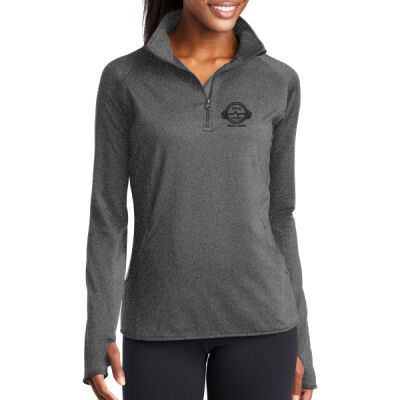 HS - Ladies Sport Wick ® Stretch 1/4 Zip Pullover Thumbnail