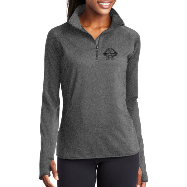 HS - Ladies Sport Wick ® Stretch 1/4 Zip Pullover Thumbnail