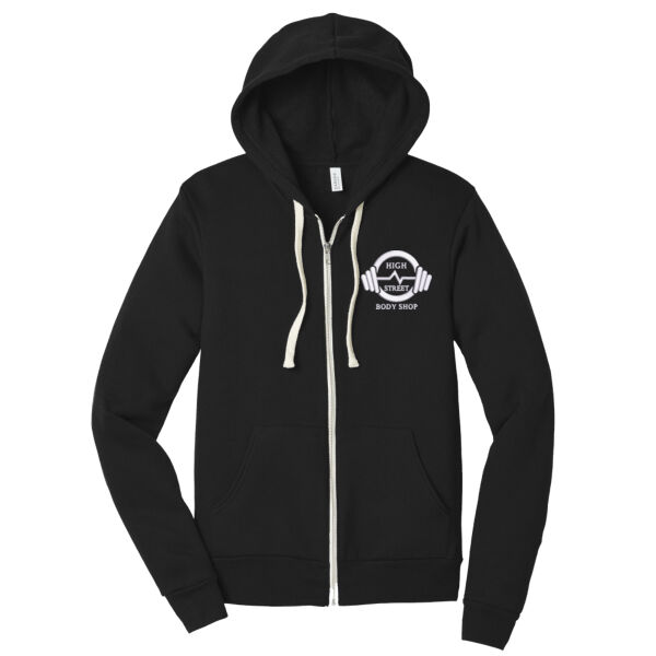 HS - Unisex Triblend Sponge Fleece Full Zip Hoodie Thumbnail
